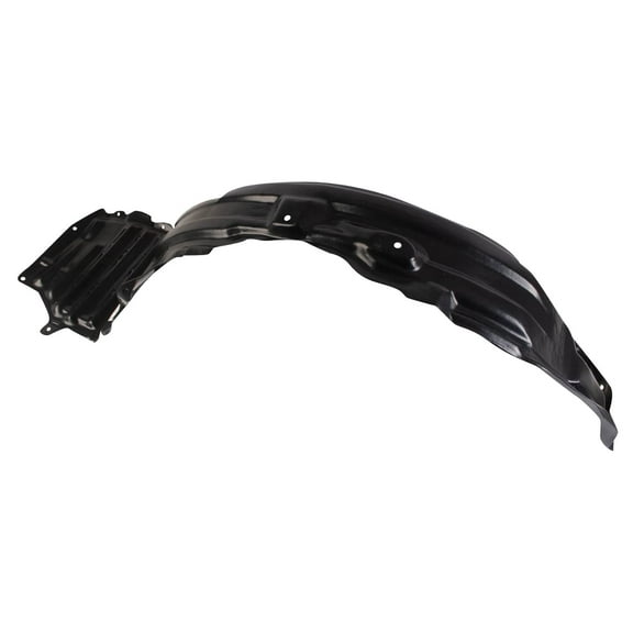 TRQ Front Right Inner Fender Liner Black Passenger Side Fits Select 2008-2009 Mitsubishi Lancer MI1249121