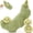 PeaPod-4 PCS Green, variant on MaoGoLan 5pcs Cheetah Stuffed Animal Large 13'' Cheetah with 4 Baby Cheetahs Plsuh Toy Inside