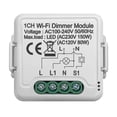 thumbnail image 1 of Tuya Wifi MóDulo de Interruptor de AtenuacióN Inteligente 10A Compatible con Control de 2 VíAs 1 Unidad Compatible con la AplicacióN Google Home Alexa Vida Inteligente, 1 of 5