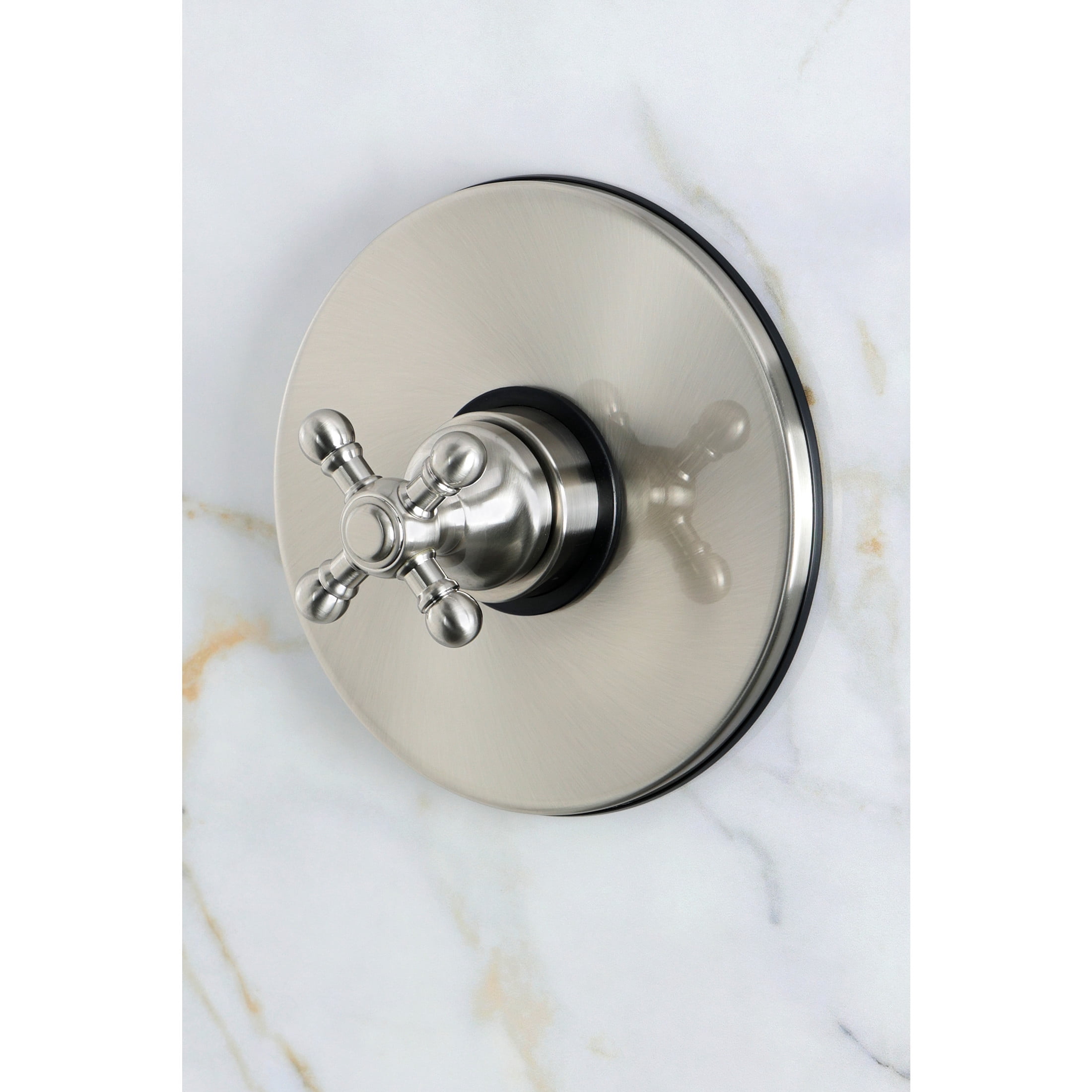Kingston Brass KB8338BXSO Metropolitan Single-Handle Pressure Balanced Shower Faucet, Brushed Nickel