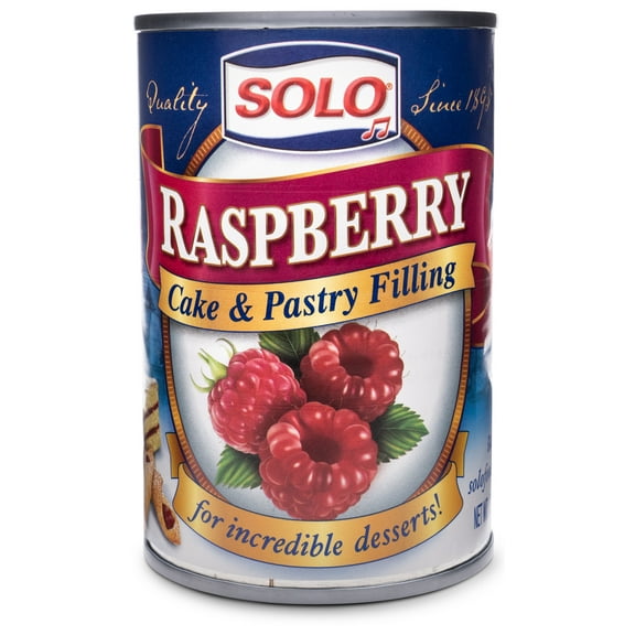 Pack of 6, Solo Raspberry Cake & Pastry Fillings, 12 oz