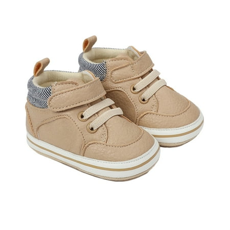 

Infant Baby Girls Boys Sneakers Leather Anti-Slip Sole Prewalker