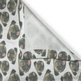 thumbnail image 3 of Ambesonne Pug Kitchen Curtains, Cheerful Dogs Grunge Effect, 55"x39", Charcoal Grey Beige, 3 of 3