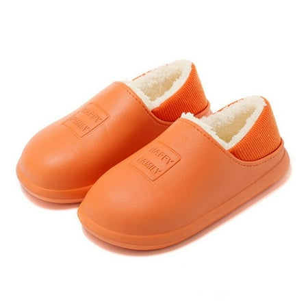 

CoCopeaunt EVA Waterpoof Home Slippers Winter for Women Soft Sole Plush Liner Ladies Slides Indoor House Non Slip Cotton Foot Slipper