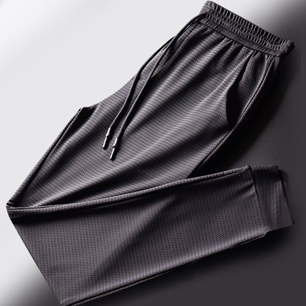 Ceisia Men's Relaxed Mesh Sports Gift Jogger Pants Breathable Sweat-wicking Jogger Cuff Multi-Color