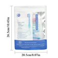thumbnail image 3 of 5 in 1 Mini Toothbrush & Floss & Tongue Scraper & Toothpick Set, 5 in 1 Toothbrush & Floss, Disposable Toothbrushes with Toothpaste, Portable Oral Care for Travel Work (1bag), 3 of 8