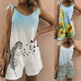 thumbnail image 7 of Ichuanyi Womens Fashion Retro Overalls Rompers Printed Suspender Jumpsuit Pants, 7 of 7