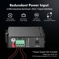 thumbnail image 4 of Switch de red industrial Gigabit PoE de 6 puertos MokerLink, 4 of 8