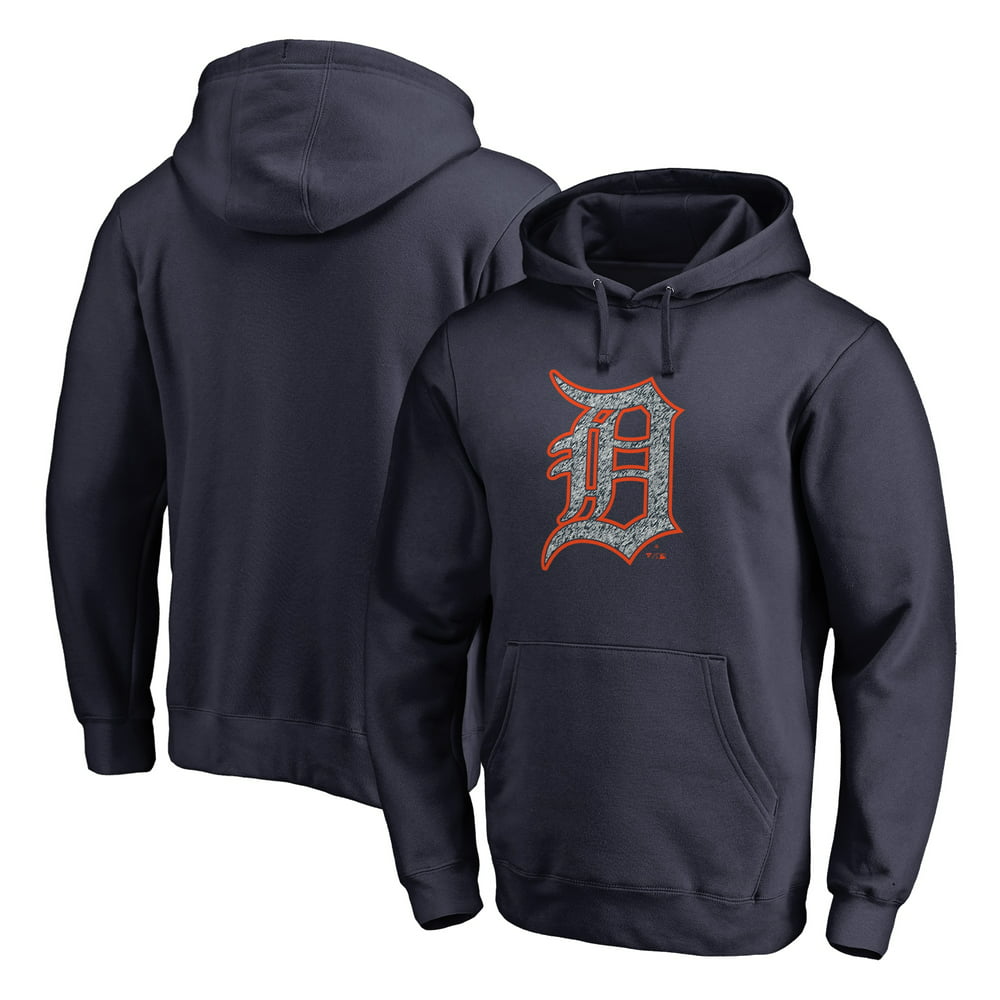 Detroit Tigers Fanatics Branded Static Logo Pullover Hoodie - Navy ...