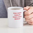 thumbnail image 4 of CafePress - BRIDGE Mugs - 11 oz Ceramic Mug - Novelty Coffee Tea Cup, 4 of 4
