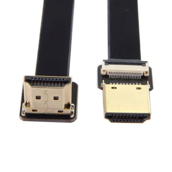 Chenyang CY CYFPV FPV HDMI Male to Up Angled 90D HDMI Male HDTV FPC Flat Cable for FPV HDTV Multicopter Aerial Photography