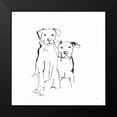 thumbnail image 2 of Paschke, Chris 12x12 Black Modern Framed Museum Art Print Titled - Lovable Mutts IV, 2 of 5