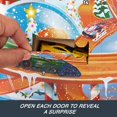 thumbnail image 3 of Hot Wheels Toy Cars, 2024 Advent Calendar, 8 1:64 Scale Vehicles, 16 Winter-Themed Accessories & Playmat, 3 of 5