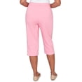 thumbnail image 2 of Alfred Dunner Womens Petite Pastel Millenium Allure Clamdigger Pant, 2 of 4