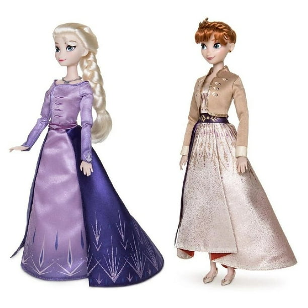 Disney-Juguetes De Frozen 2 para niñas, muñecos de Elsa, Anna, Olfa, princesa Olfa, conjunto de accesorios, colección de muñecas para niños, regalos de navidad heqiyong LED