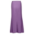 thumbnail image 6 of GEWSEY Womens Maxi Skirt 2025 Casual Flowy Elastic High Waist Long Skirts (Purple, S), 6 of 7