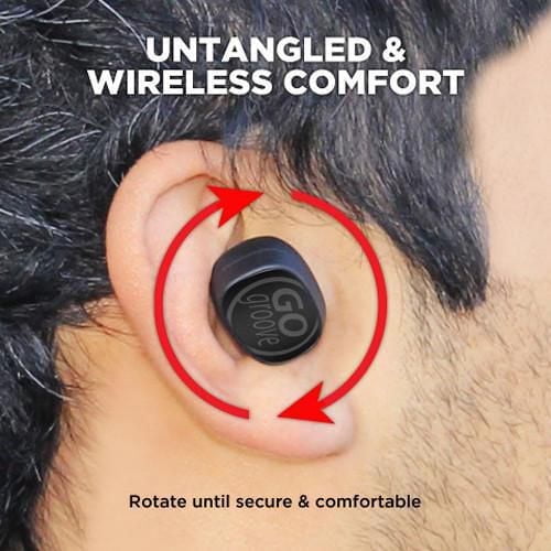 GOgroove Écouteurs Intra-Auriculaires Sans Fil BlueVIBE TWS