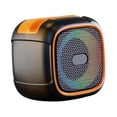 thumbnail image 3 of Altavoz portátil Bluetooth con soporte para teléfono, caja de música estéreo, práctico para exteriores, pequeño Naranja, 3 of 9