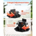 thumbnail image 4 of KFFKFF Adjustable Deck Blocks 12 PCS, 2000 lbs / 907.18 kg Load Capacity, Plastic Pedestal Paver for Deck Support, Height Range 2.36 - 5.31 inch / 60 - 135 mm, Suitable for Wood, Concrete, 4 of 8