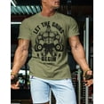 thumbnail image 3 of Gymish Let The Gains Begin Men’s Workout T-Shirt – Funny Lifting Gym Tee, Deadlift Fitness Shirt for Men, 3 of 5
