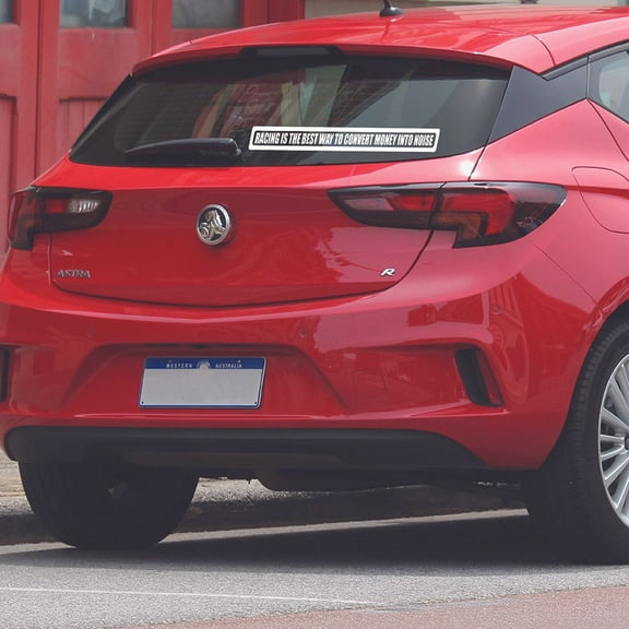 Covert Money Into Noise Quote Sticker Art Decor Car Decals for Girls Boys Car Bumper Window Windows Truck Vehicle Auto Glass Computer Laptop Skateboard Vinyl Wall Art Decoration Size (2x5 inch)