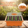 Seedling Starter Trays + DHF10 Heat Mat 11.5"x 22.5", Plant Kit with