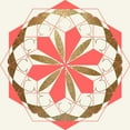 thumbnail image 2 of Bailey, Ann 15x15 White Modern Wood Framed Museum Art Print Titled - Coral Gold 1, 2 of 4