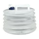 thumbnail image 3 of Contenedor de agua plegable con grifo, jarra portátil para almacenar agua, para acampar al aire libre, senderismo y escalada, 15 l, 3 of 14