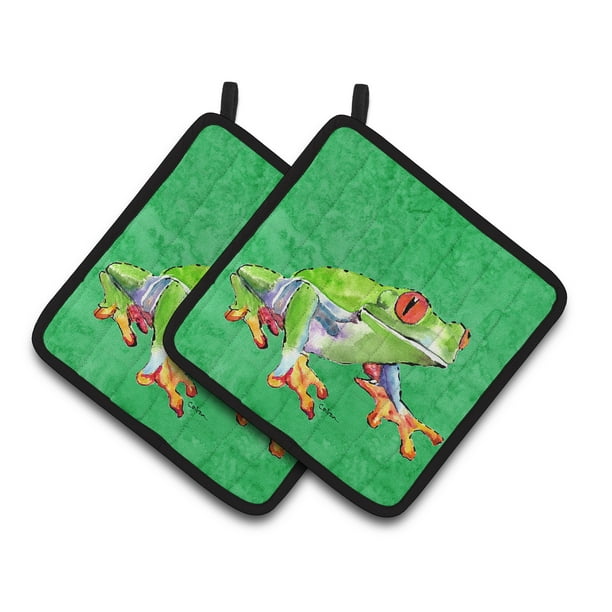 Frog Pair of Pot Holders