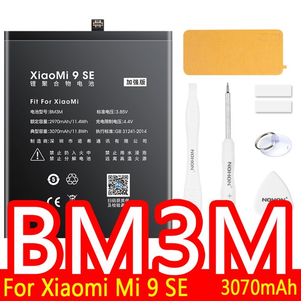 Batería NOHON BM3M BN57 BN61 BM4E BM3E BM3L BM47 BM22 para Xiaomi Mi 4C 5 5S 5X 6 8 Lite Pro 9 SE CC9 Redmi Note 2 3 7 Pro 4 4X 5 Tan Jianjun unisex