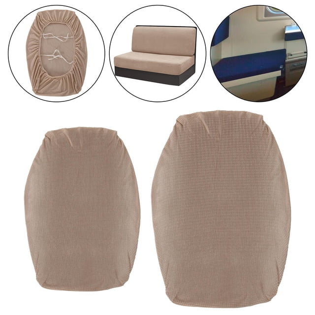 Fundas de Cojín para Comedor Perfecl Protector de Muebles Caqui