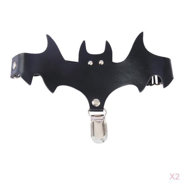 2x Liguero De Pierna Cuero Alas De Murciélag Decoración Halloween Navidad Fiesta Para Mujeres Zulema Pierna Anillo Liguero