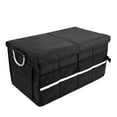 thumbnail image 1 of Trunk Organizer Large Capacity Multi Compartment Oxford Cloth Waterproofing 55L Foldable Storage Box with Handles for Travel Camping, 1 of 7
