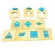thumbnail image 1 of Bloques de diseño de formas, rompecabezas geométricos de madera, habilidades motoras finas, juguetes 3D Montessori para niños de 1, 2 y 3 años, juego, 1 of 9