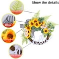 thumbnail image 4 of Dvumao Home Decor, Sunflower Letter Wreath Door Decoration Holiday Props Window And Wall Decorations Handicrafts, Gifts for Mom, 4 of 9