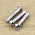 thumbnail image 4 of 5/16-18 x 1-1/2" Button Head Socket Cap Bolts Screws, 304 Stainless Steel 18-8, Full Thread, Coarse Thread, Allen Hex Drive, 20 PCS, 4 of 4