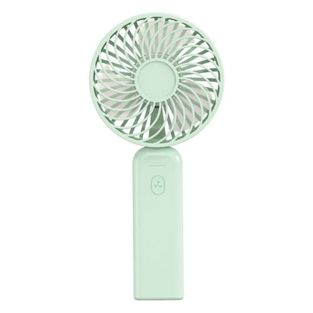 

ZENMELE USB Fans Mini Handheld Hanging Neck Desktop Stand Folding Mute Portable USB Small Fan