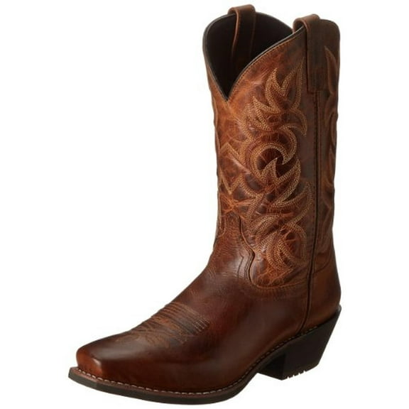 Laredo Mens Breakout Leather Embroidered Cowboy, Western Boots