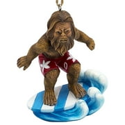 Surfing Bigfoot Ornament