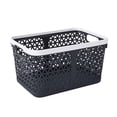 thumbnail image 1 of EIMELI Large Capacity Basket Storing Items Hollow Storage Basket To Access Storage Basket For Kitchen Storage Basket Items Pure white medium size, 1 of 8