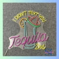 thumbnail image 4 of Shinelab I Didn't Text You Tequila Did Neon Sign, Tequila Wall Art, Cocktail Bar Pub Wall Decor 0695, 4 of 4