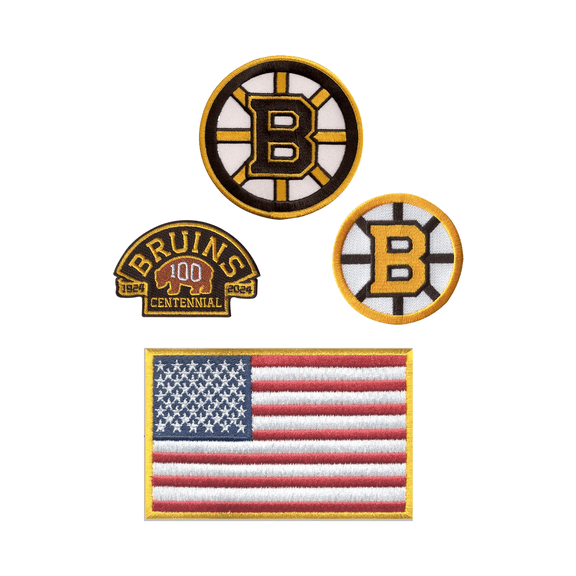 HEDiGEAR Official Licensed Seattle Kraken NHL Team Velcro Patches (Small) Embroidered Velcro Patch Set with USA Flag 2 Pack