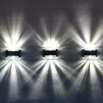 YANHAIGONG Summer Saving!Solar Lights Outdoor Motion Sensor Waterproof,Solar Wall Light Up and Down,Dusk To Night Outdoor Lamp Solar Wall Sconces Lights ,Up and Down Lighting Solar Wall Fence Lights