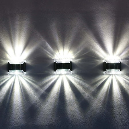 

Lmueinov Solar Lights Outdoor Water Proof Dusk To Night Solar Lights For Outside Up And Down Lighting Solar Wall Fence Lights On Clearance