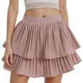 thumbnail image 2 of GEWSEY Women's Pleated Tennis Skirts with Pockets High Waisted Tummy Control Casual Athletic Workout Golf Skorts Pink, S, 2 of 4