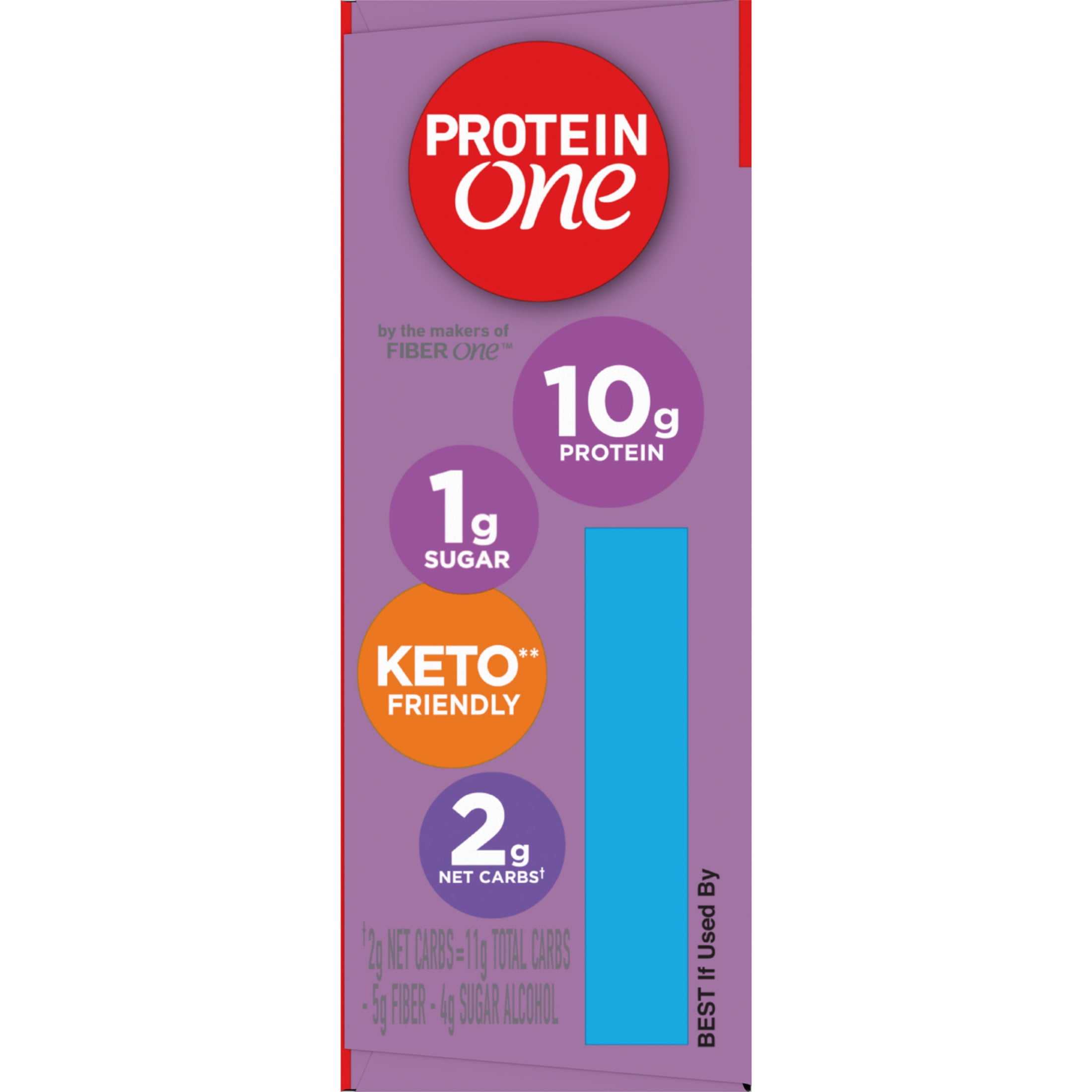 (2 pack) Protein One 90 Calorie Protein Bars, Strawberries and Cream, Value Pack, 10 Ct, 9.6 oz