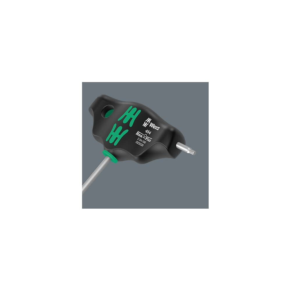 Wera Tools 454/10 Hf T-Handle Imperial 2 Hex-Plus Screwdriver Set 10Pc