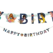 The Little Mermaid "Happy Birthday" Jointed Banner
