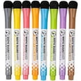 thumbnail image 1 of Whiteboard Marker, Magnetic Dry Erase Marker with Eraser, Multi-Color, Quick Dry, Easy to Remove and Clean (8 Pieces), 1 of 5