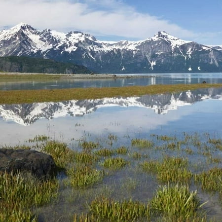 

AK Glacier Bay NP Mountains reflection by Don Paulson - Item # VARPDXUS02BJA0363